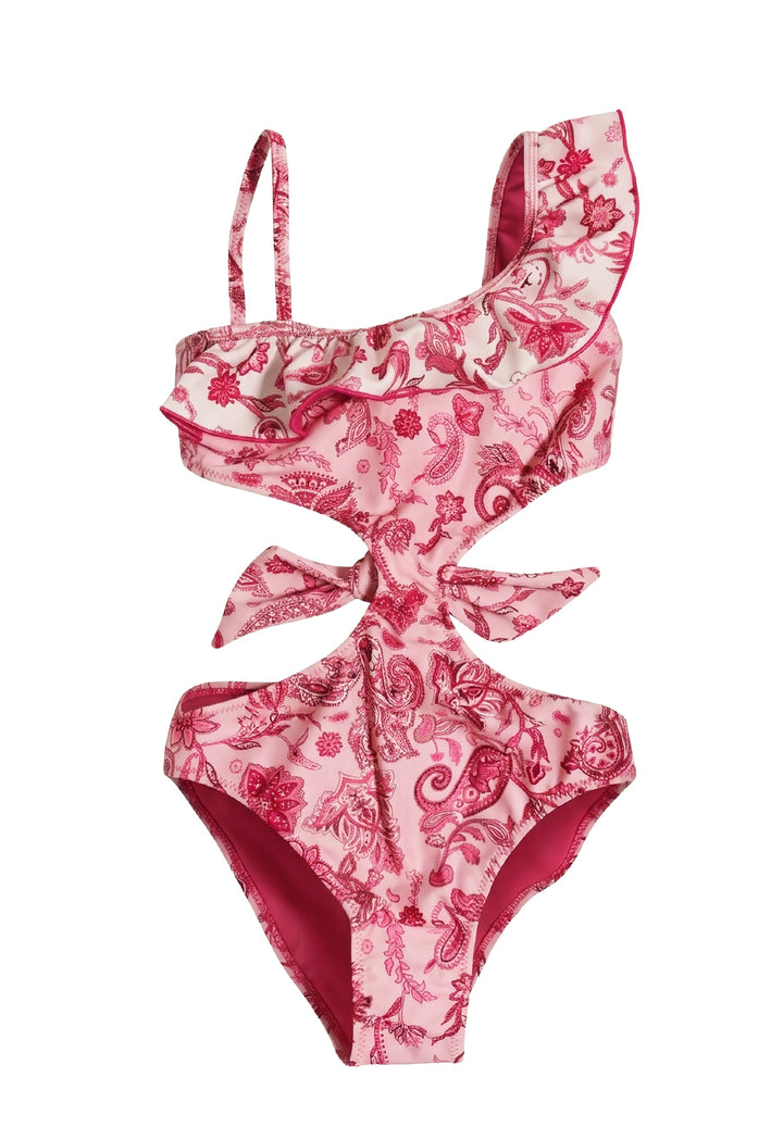 Costume intero rosa per bambina