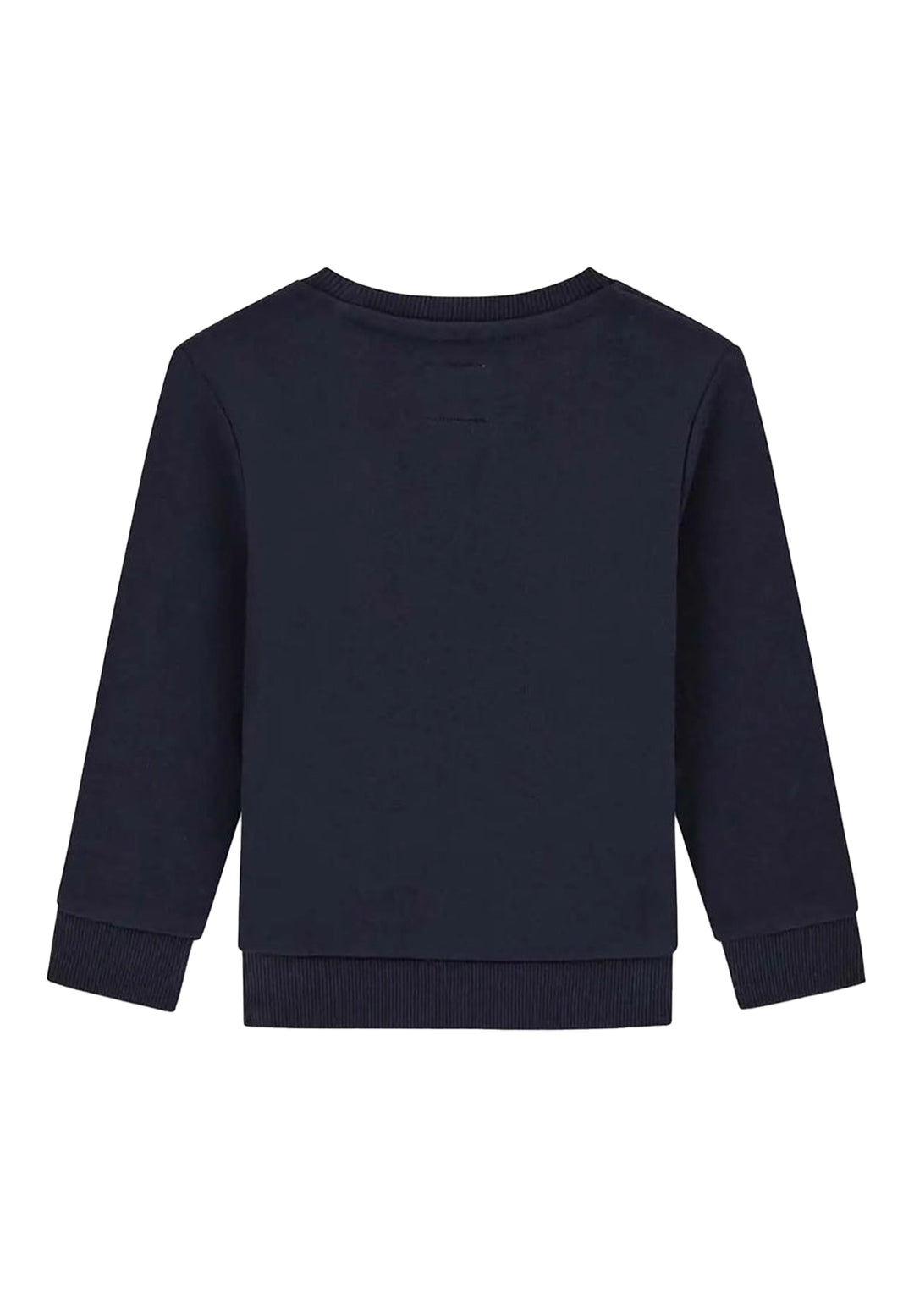 Felpa girocollo blu per bambino