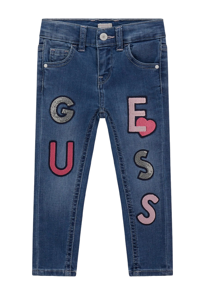 Jeans blu denim per bambina