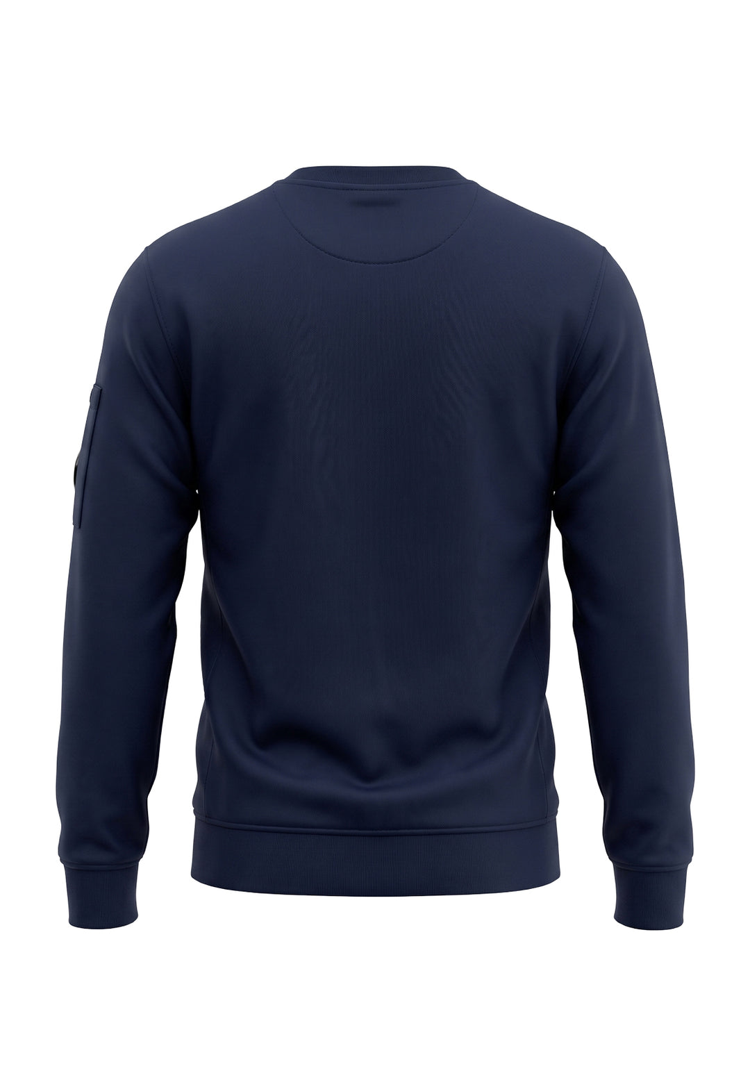 Felpa girocollo blu per bambino