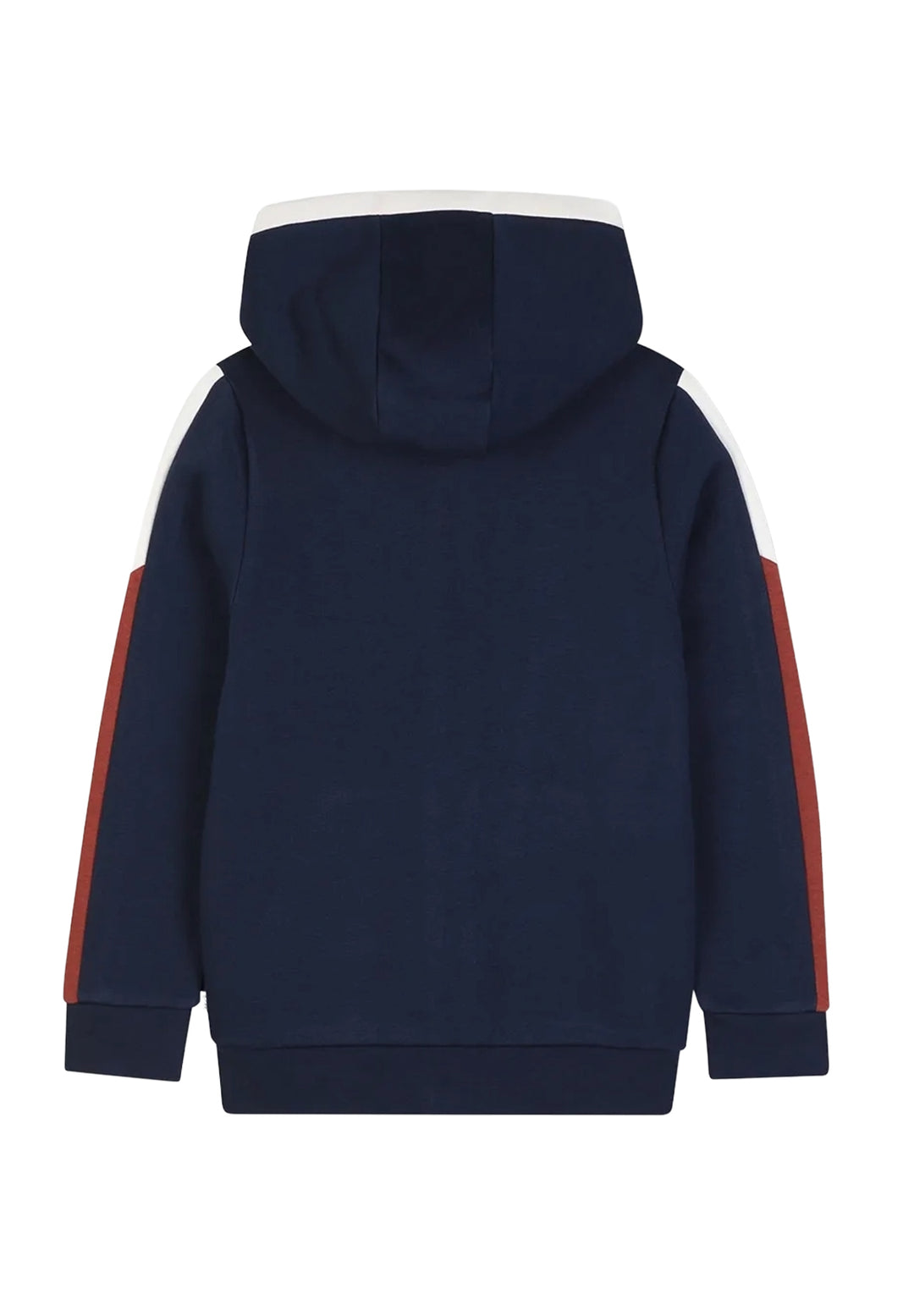 Felpa zip blu navy per bambino