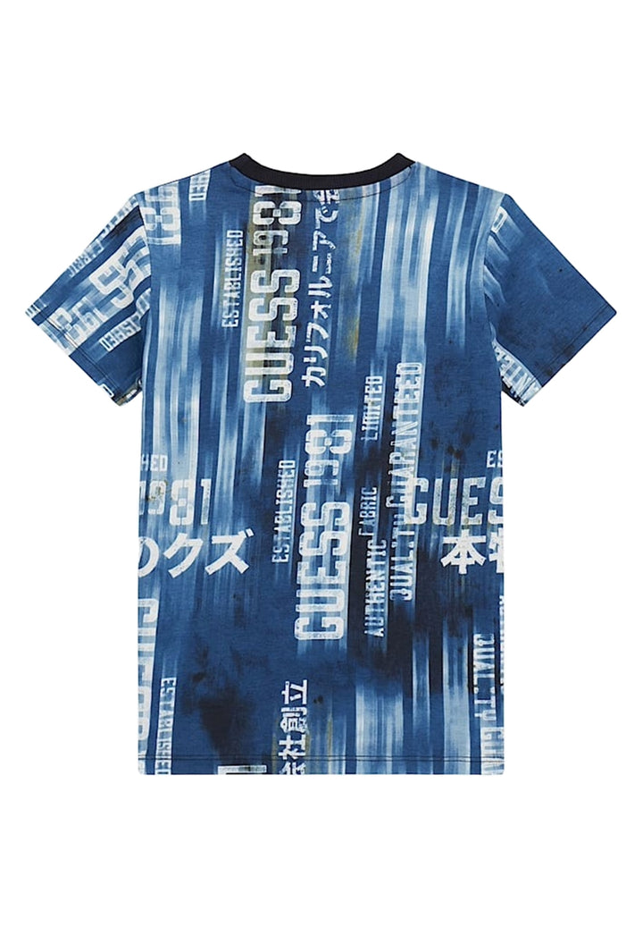 T-shirt blu per bambino