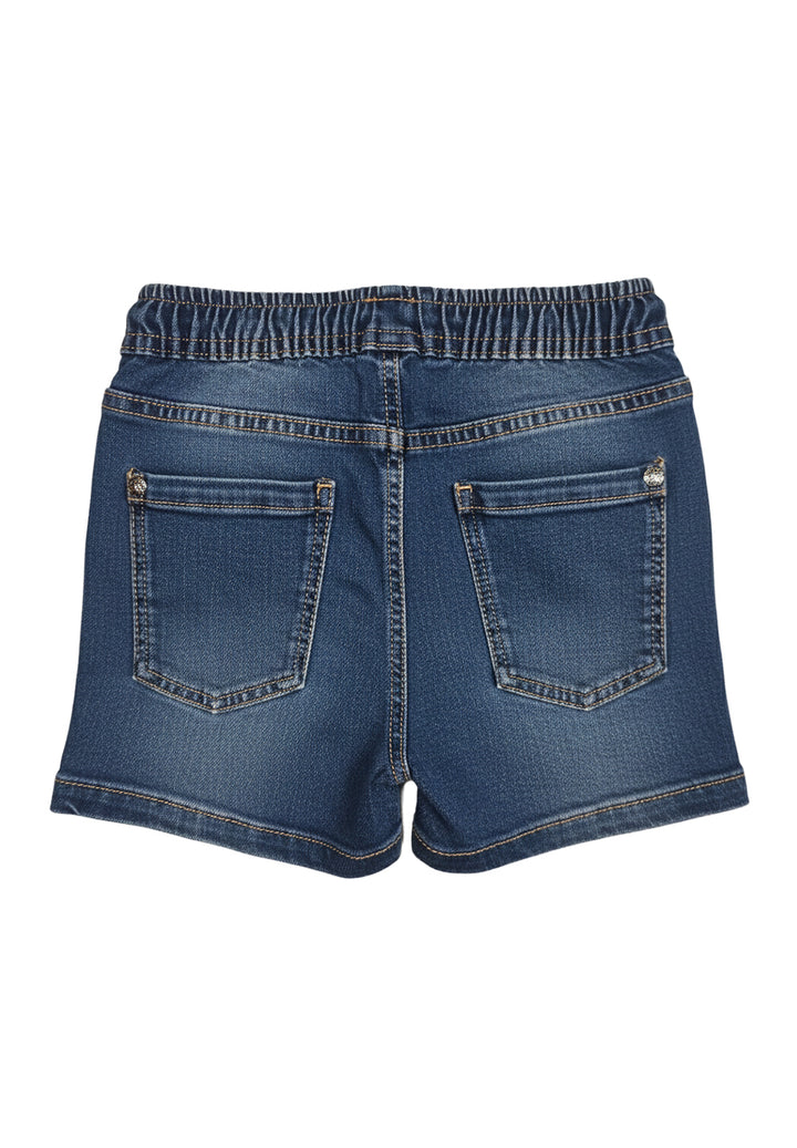 Bermuda blu denim per neonato