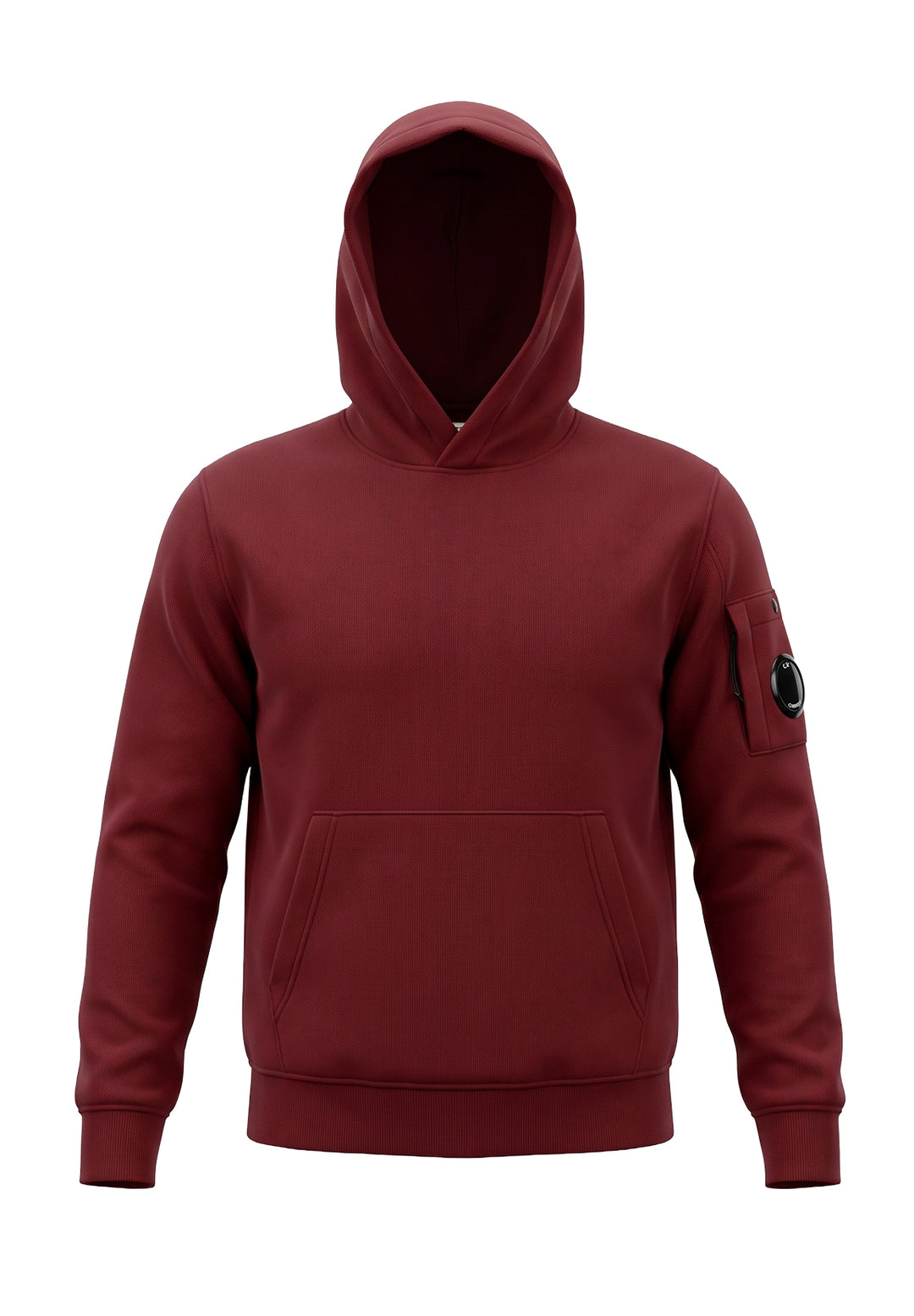 Felpa cappuccio bordeaux per bambino