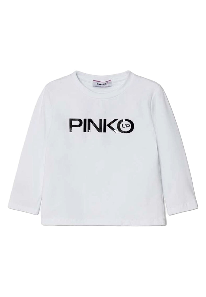 T-shirt bianca per neonata