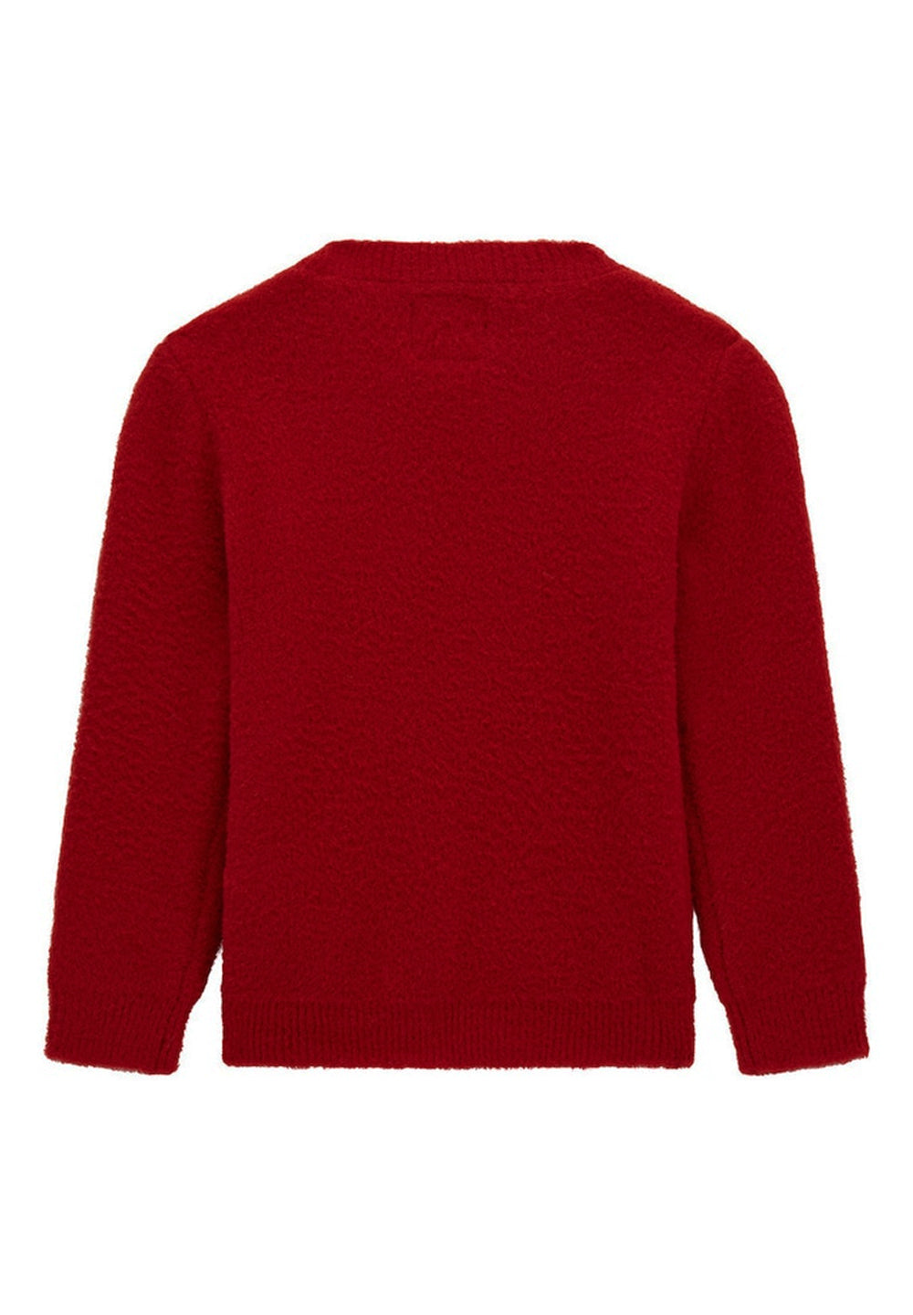 Maglione rosso per bambina