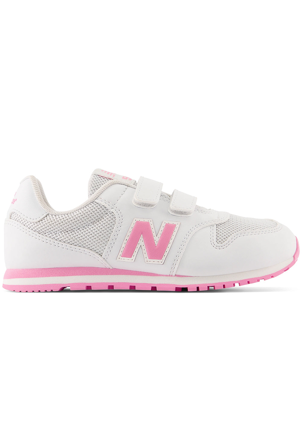 Scarpe bianche-rosa per bambina