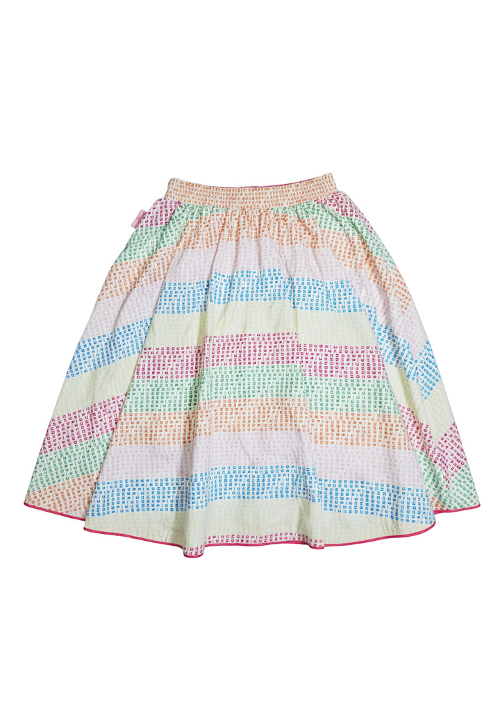 Gonna multicolor per bambina