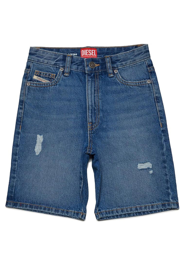 Bermuda denim blu per bambino