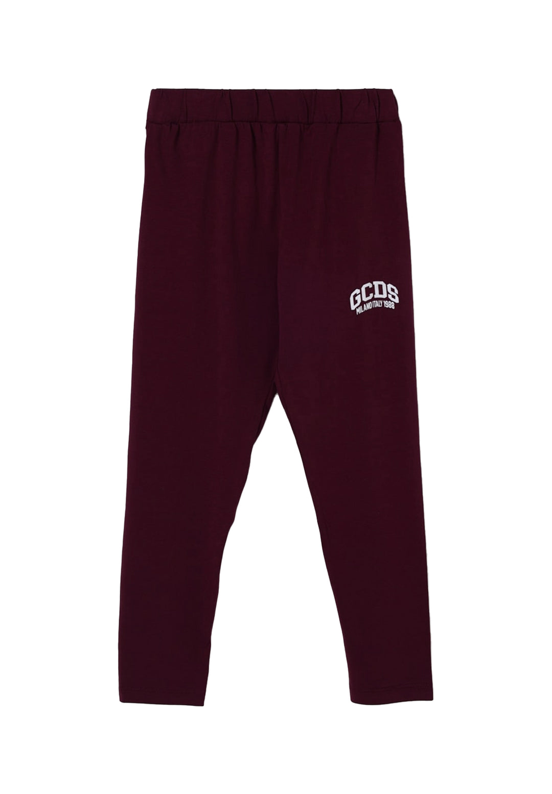 Leggings bordeaux per bambina