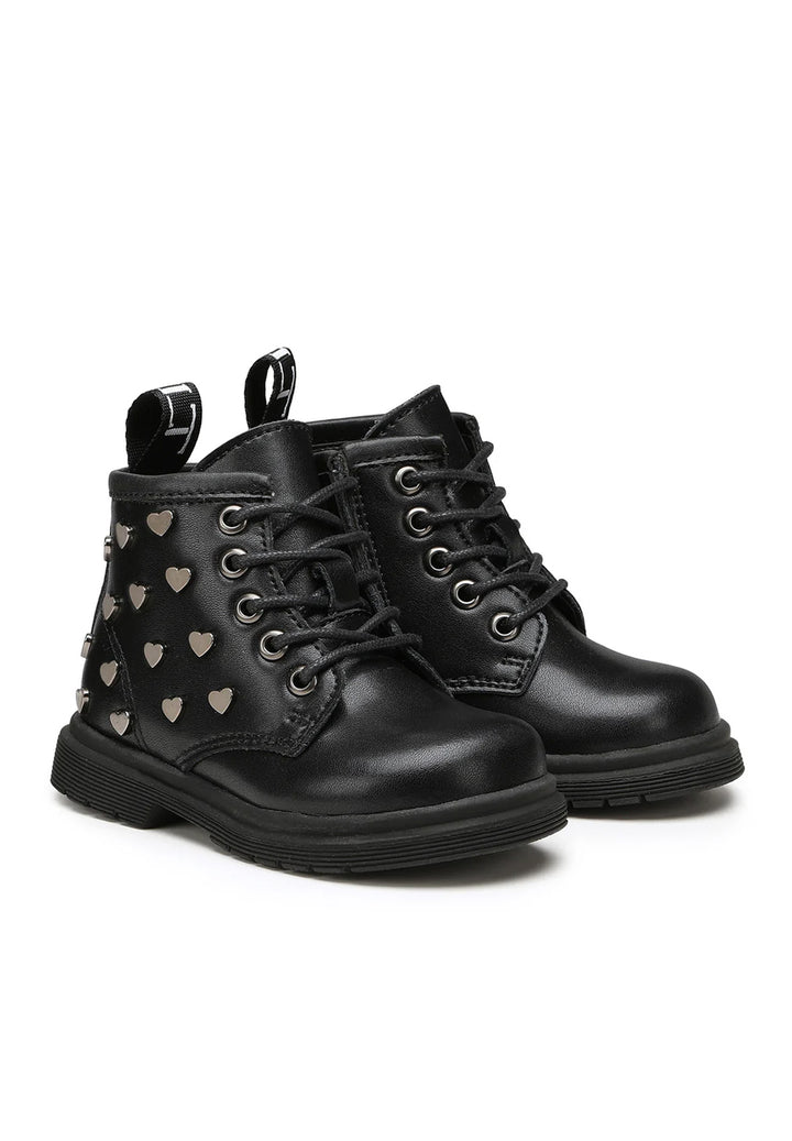 Black ankle boots for girls