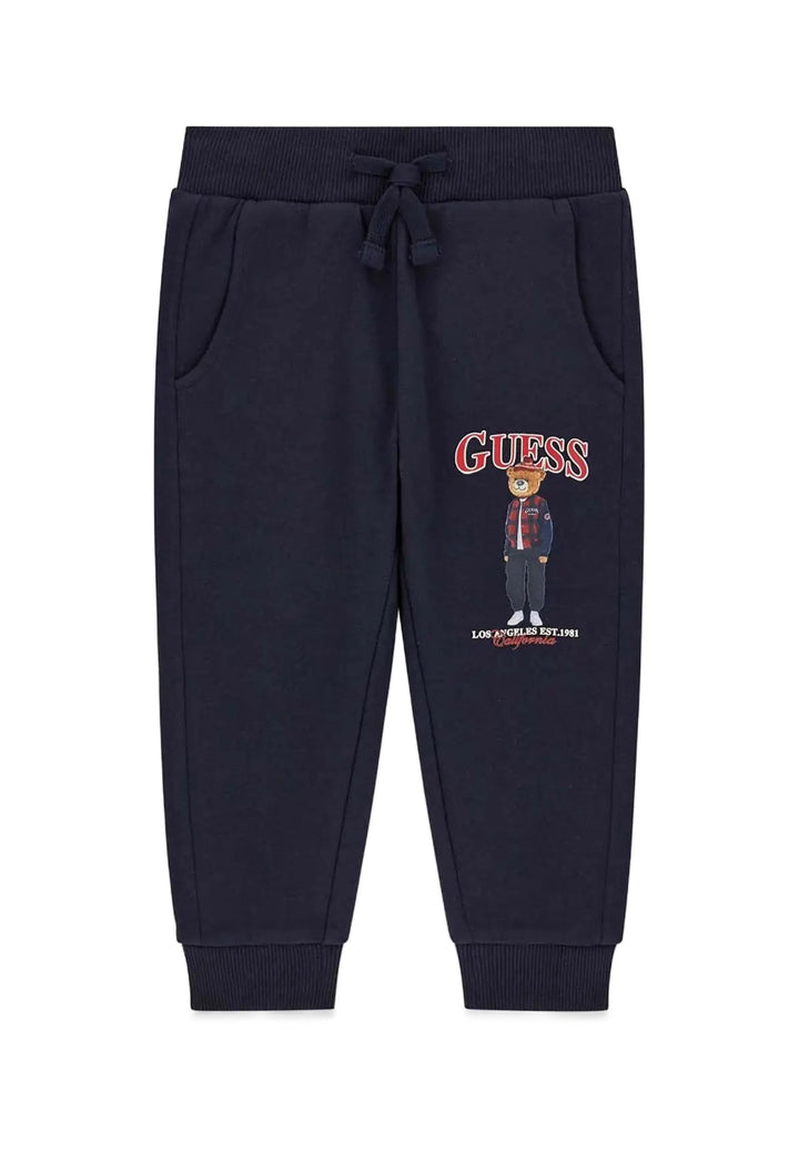 Pantalone felpa blu per bambino