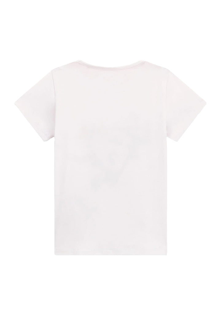 T-shirt bianca per bambina