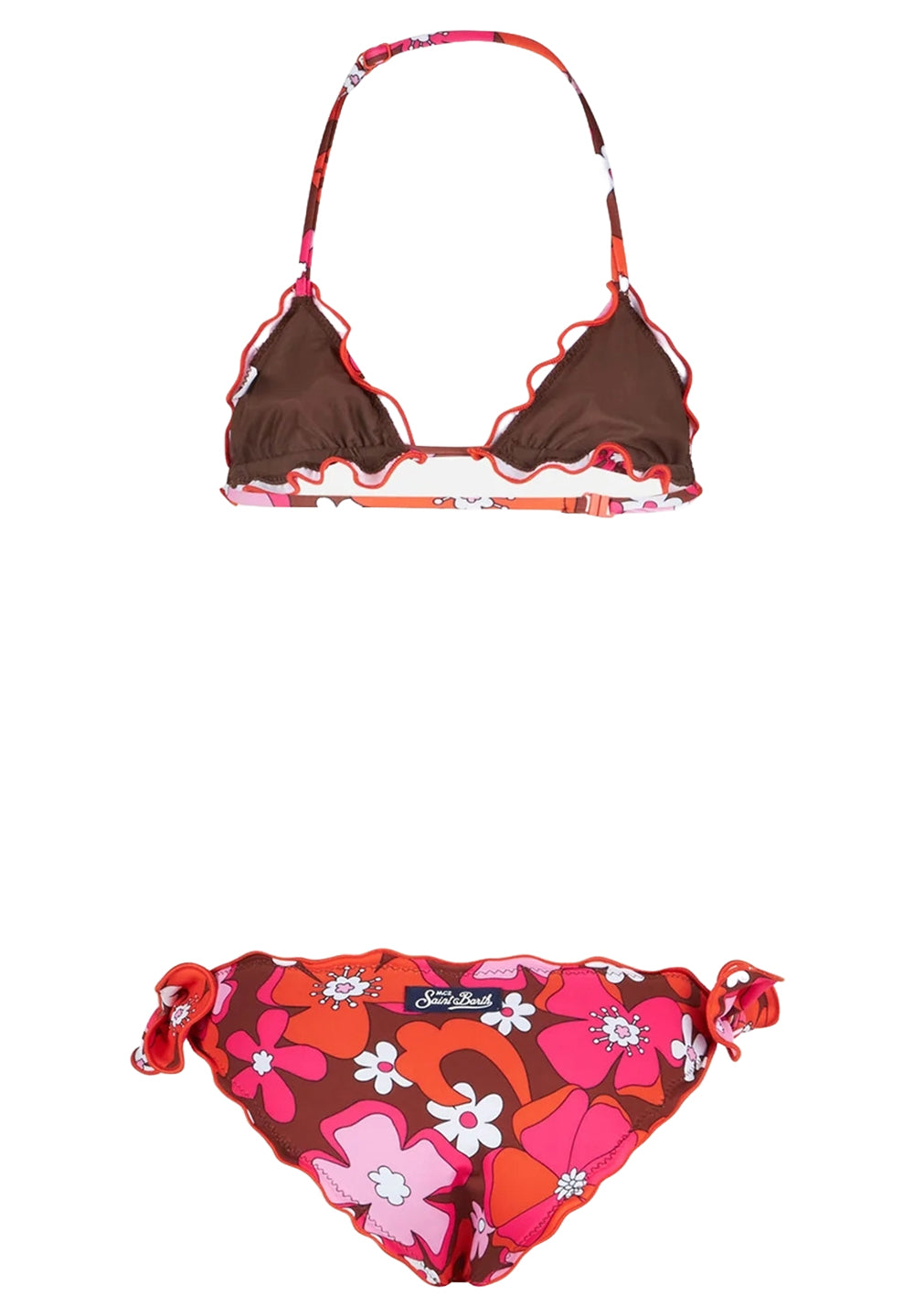 Costume bikini multicolor per bambina