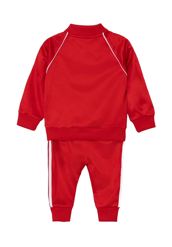 Completo tuta rosso per neonato