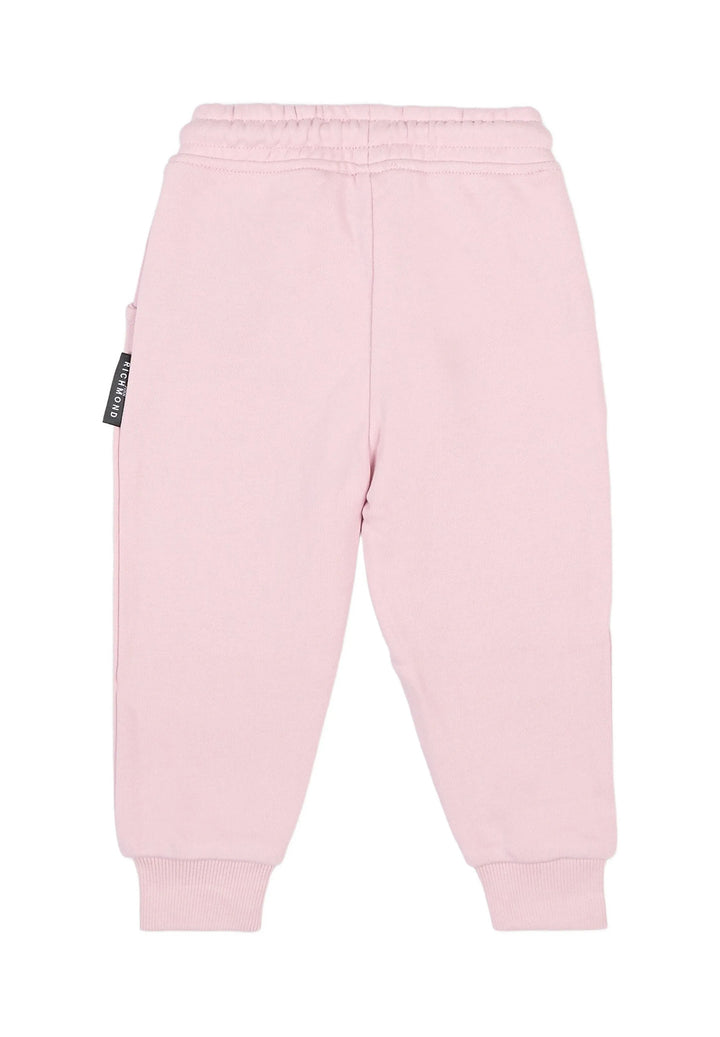 Pantalone felpa rosa per neonata