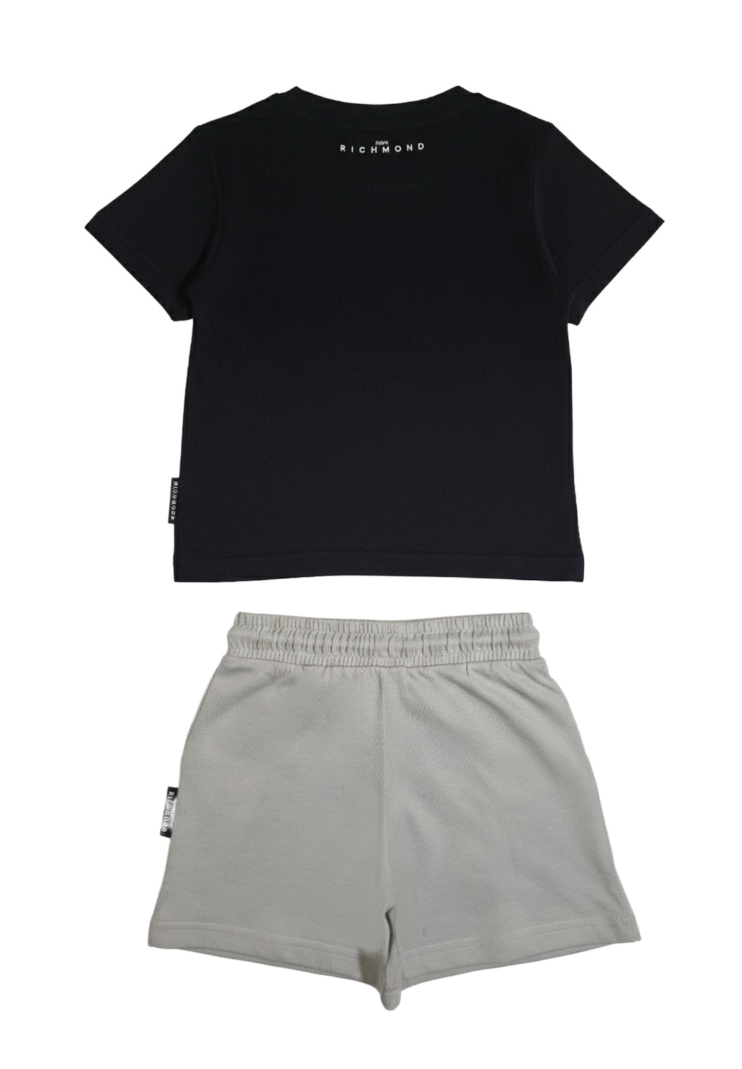 Completo nero-grigio per bambino