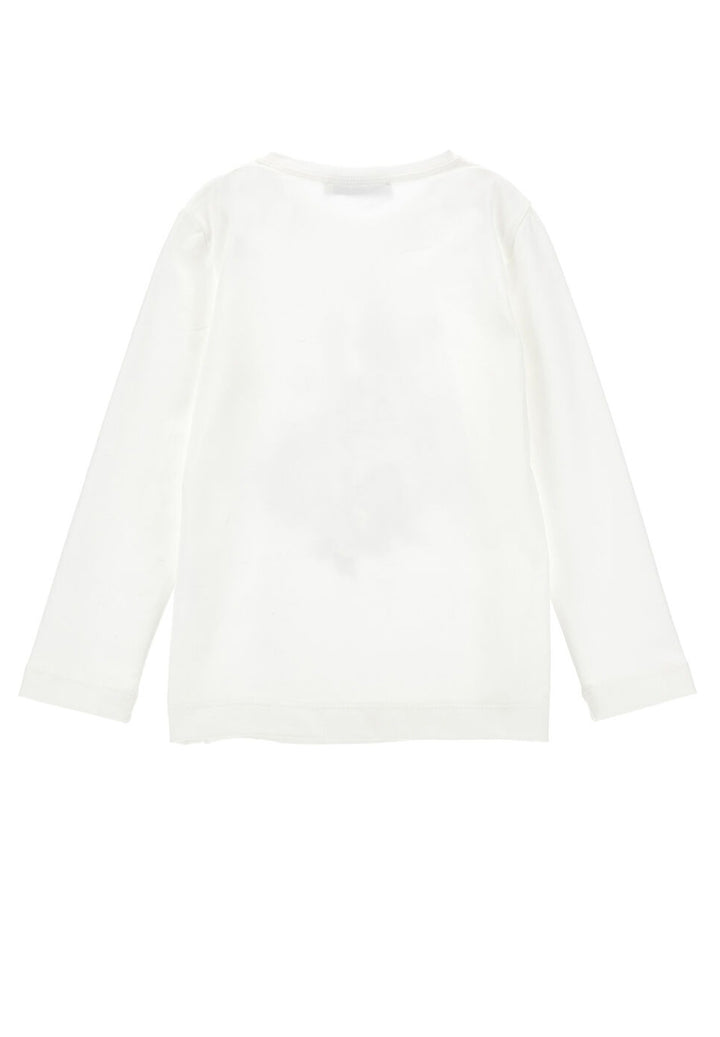 Cream t-shirt for girls