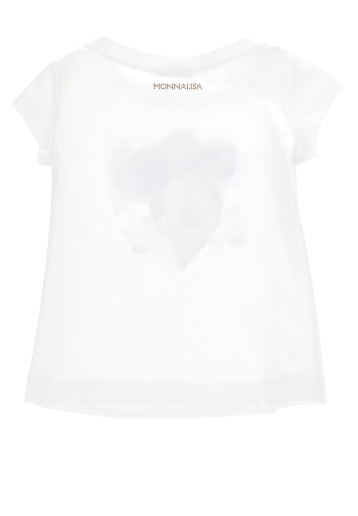 T-shirt bianca per bambina