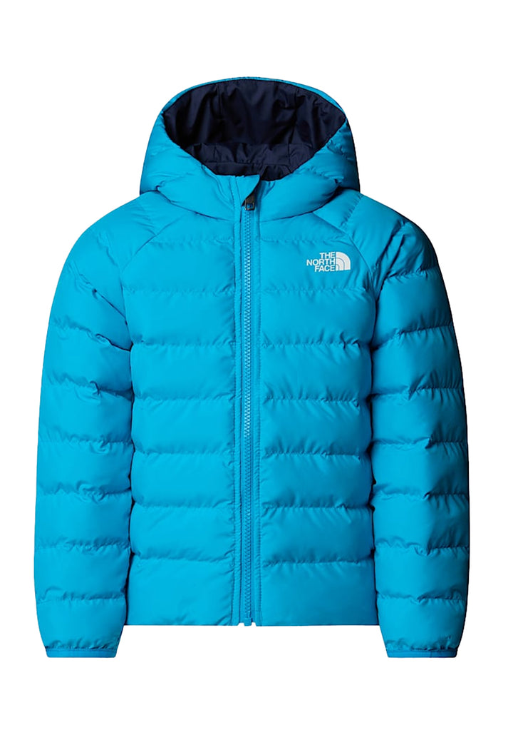 Giubbotto reversibile turchese-blu per bambino