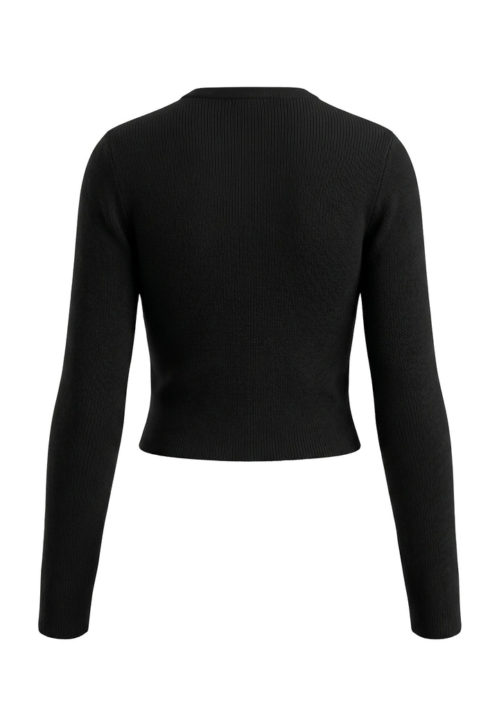 Maglione nero per bambina