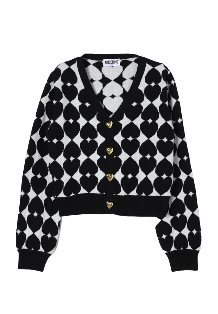 Cardigan nero per bambina