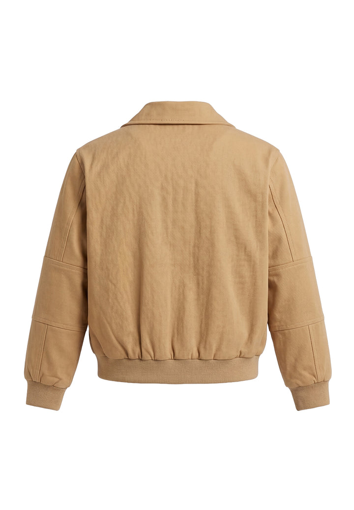 Giubbino beige per bambino