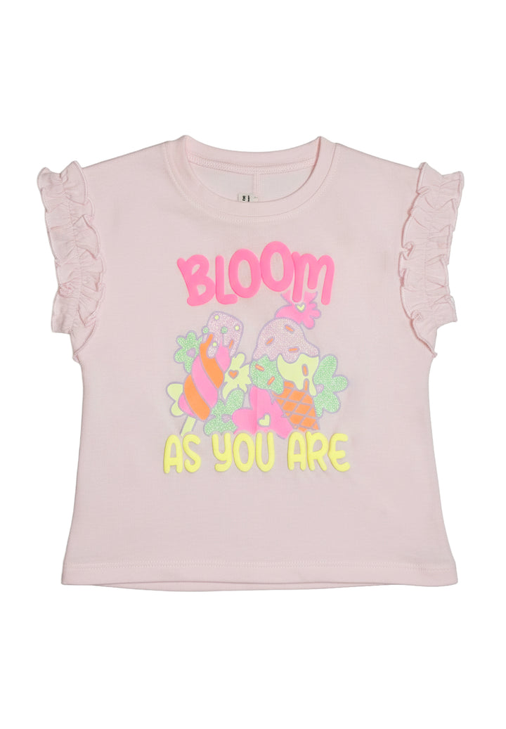T-shirt rosa per neonata