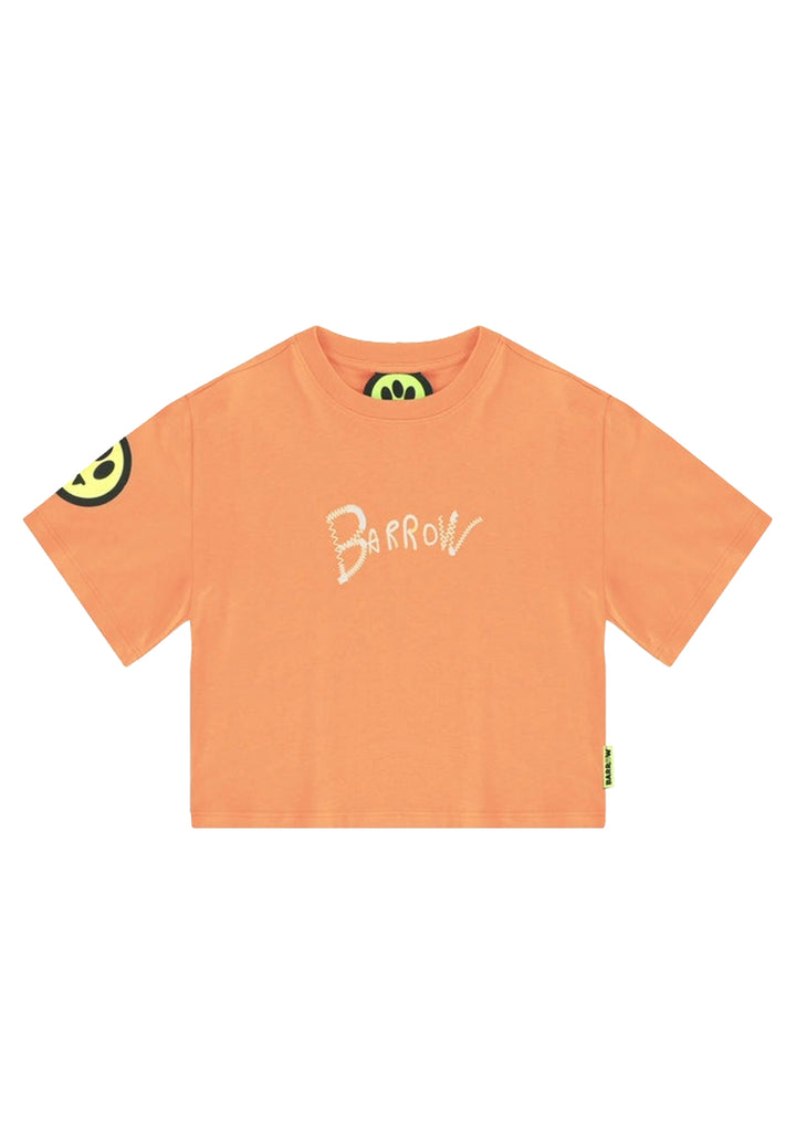 T-shirt arancione per bambina