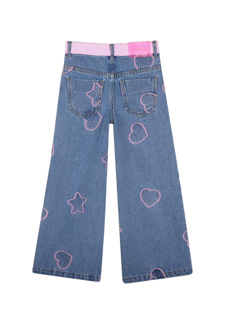 Jeans blu denim per bambina