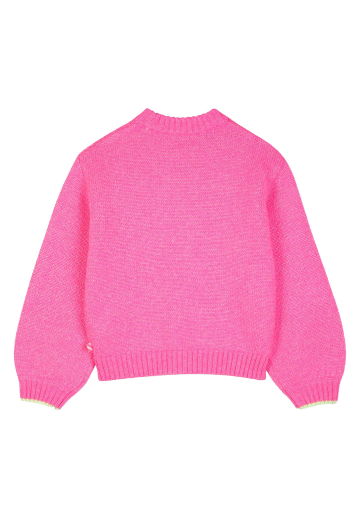Maglione rosa per bambina