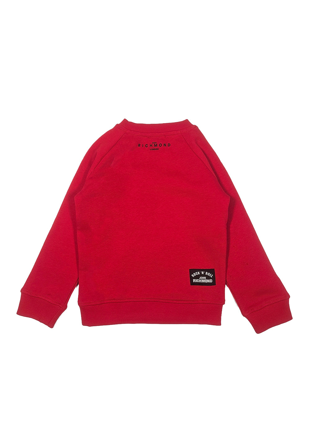 Red crewneck sweatshirt for newborn