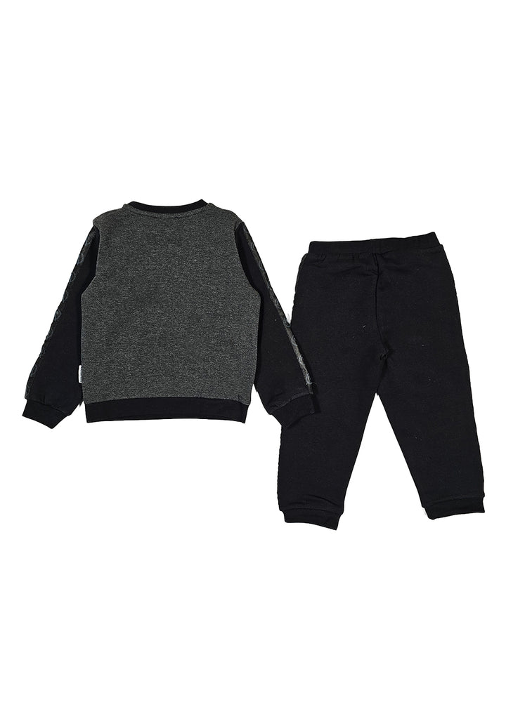 Gray sweatshirt set for boy