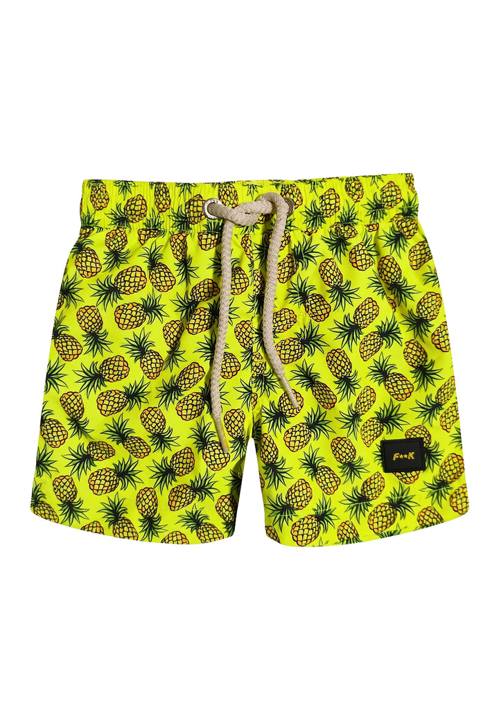 Costume boxer giallo per neonato