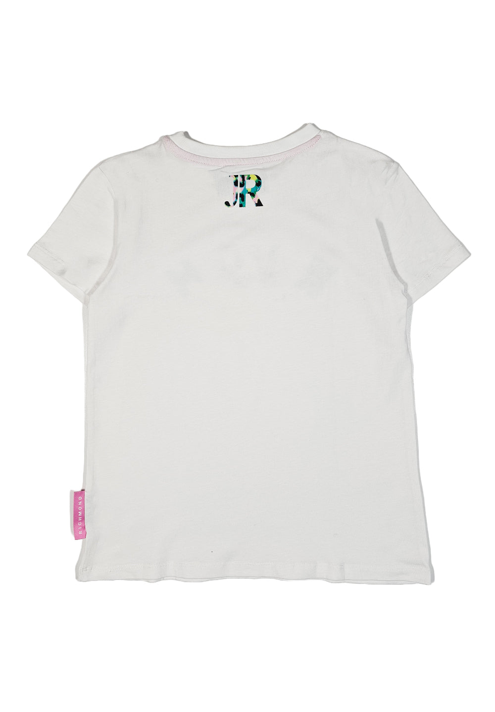 T-shirt bianca per bambina