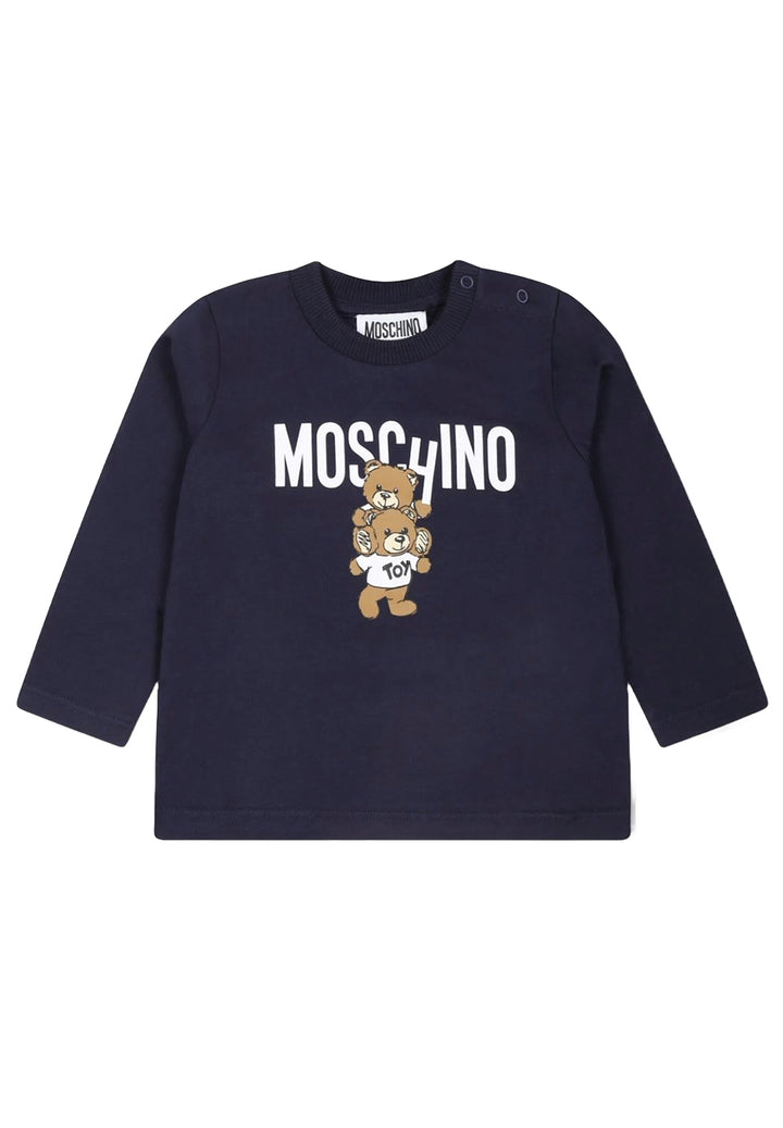T-shirt blu per neonato
