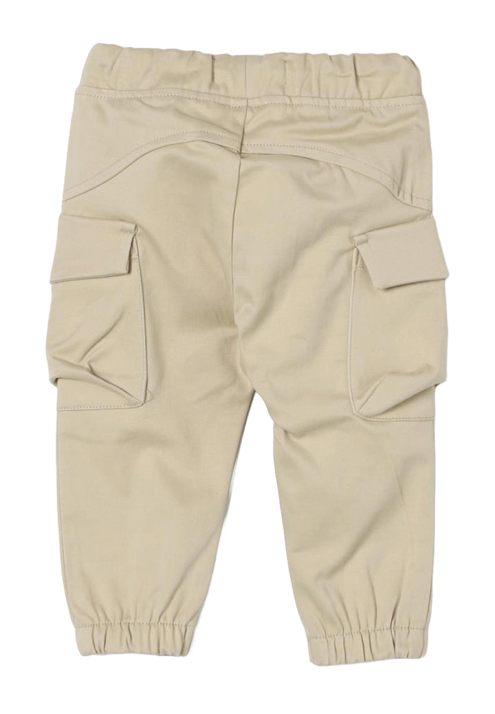 Pantalone cargo beige per bambino
