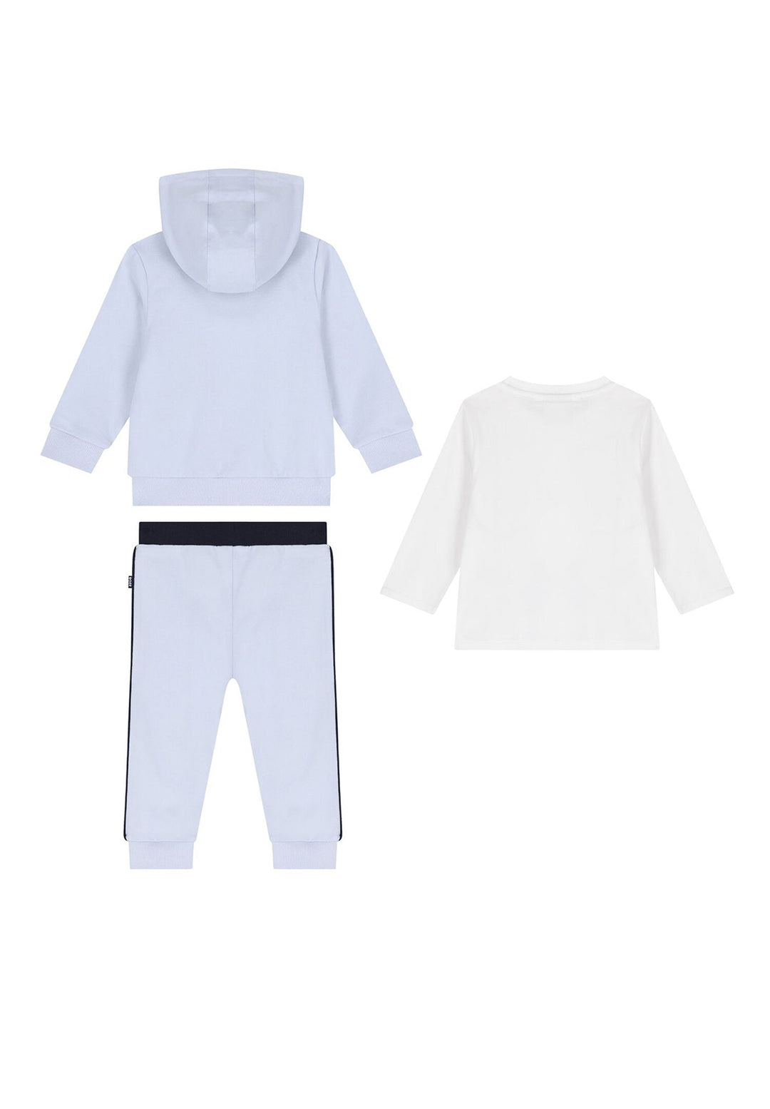 Completo 3 pz celeste per neonato