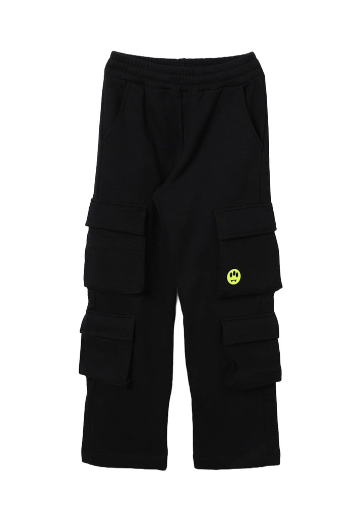 Pantalone cargo nero per bambino