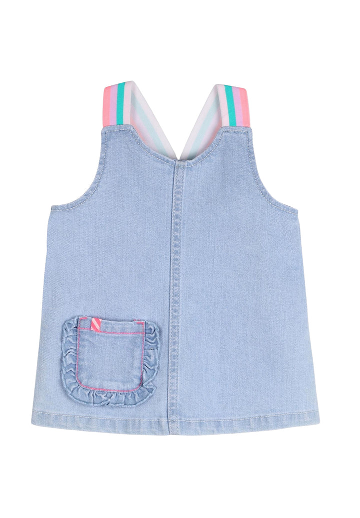 Vestito denim blu per neonata