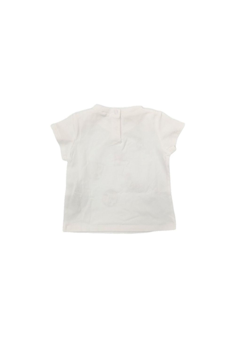 White t-shirt for baby girl