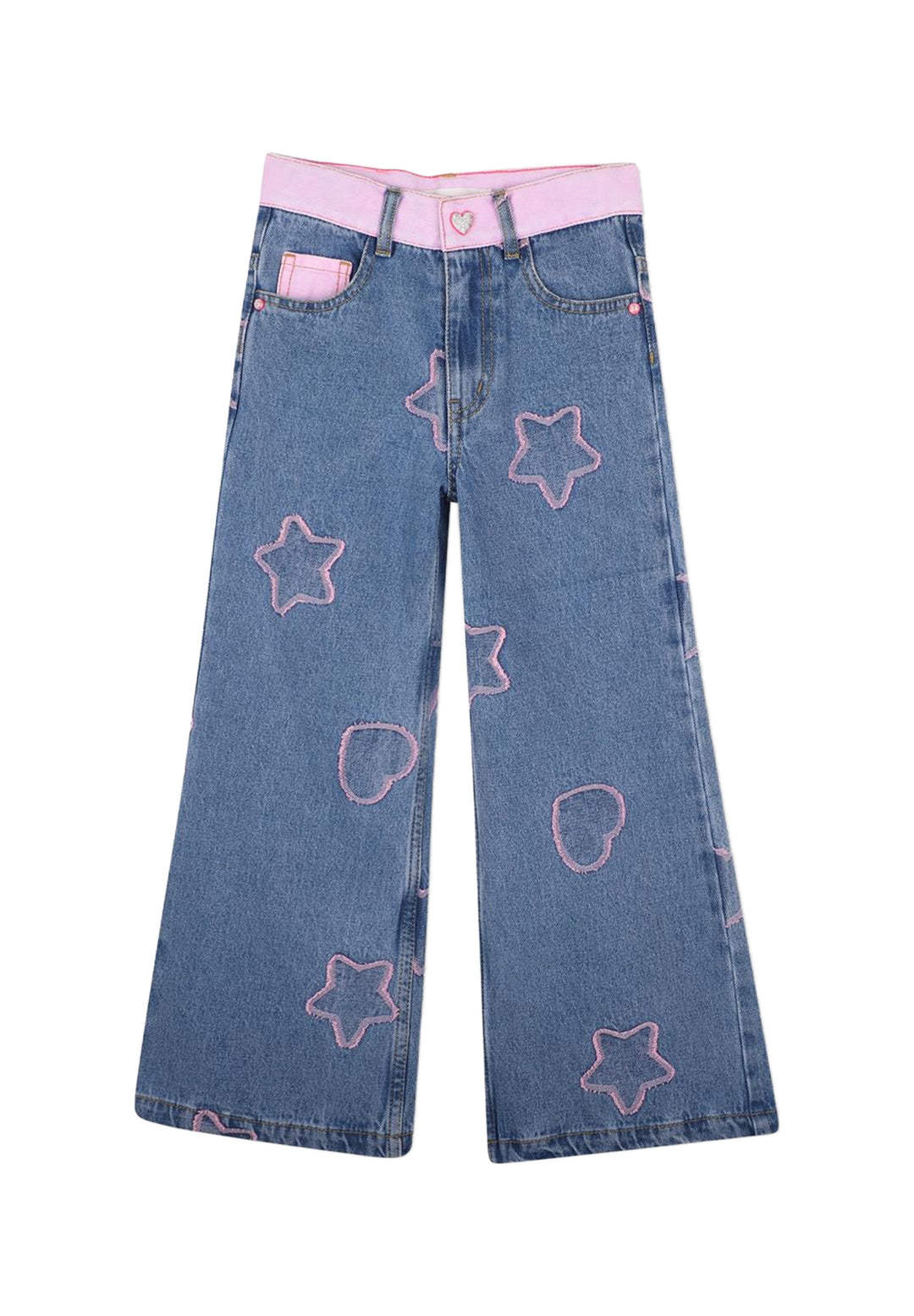 Jeans blu denim per bambina