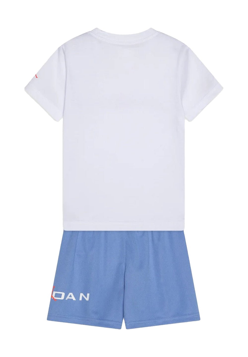 Completo bianco-celeste per bambino