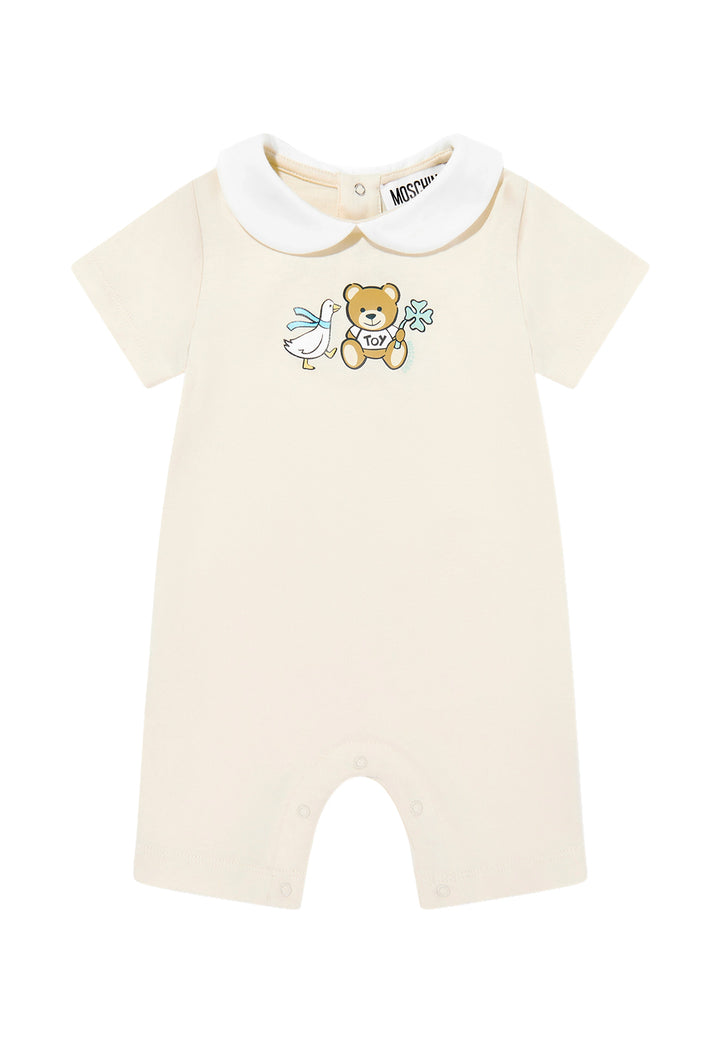 Pagliaccetto beige per neonato