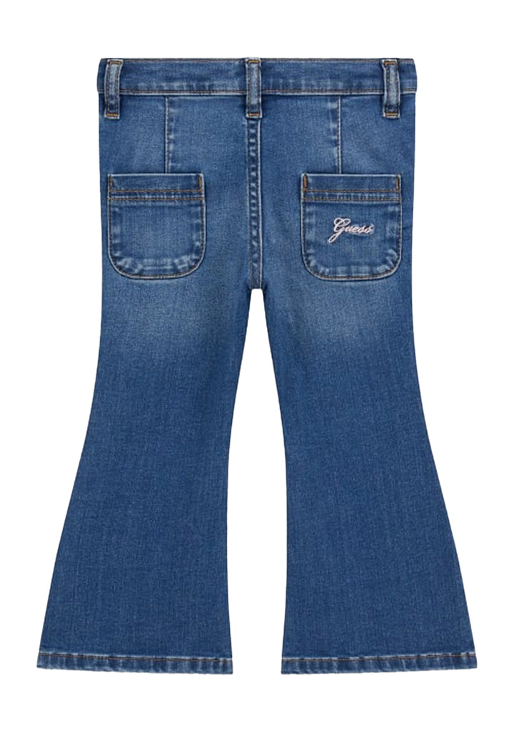 Jeans blu denim per neonata