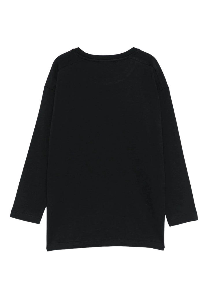 T-shirt nera per bambino