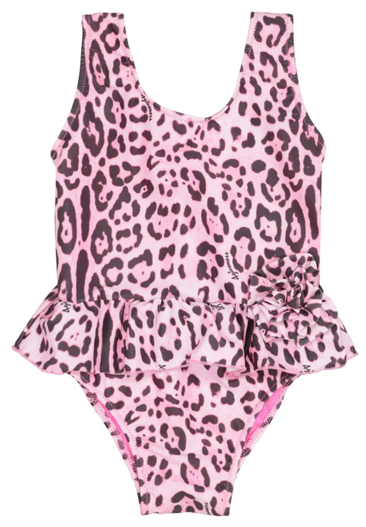Costume intero rosa per neonata