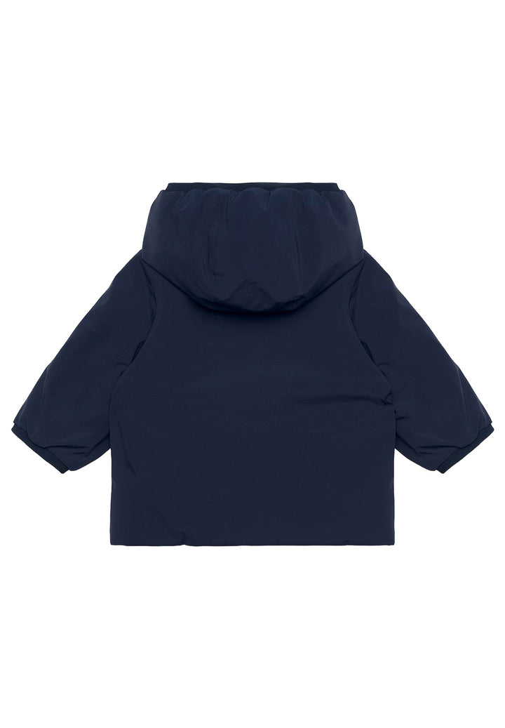 Gilet réversible bleu-vert pour nouveau-nés