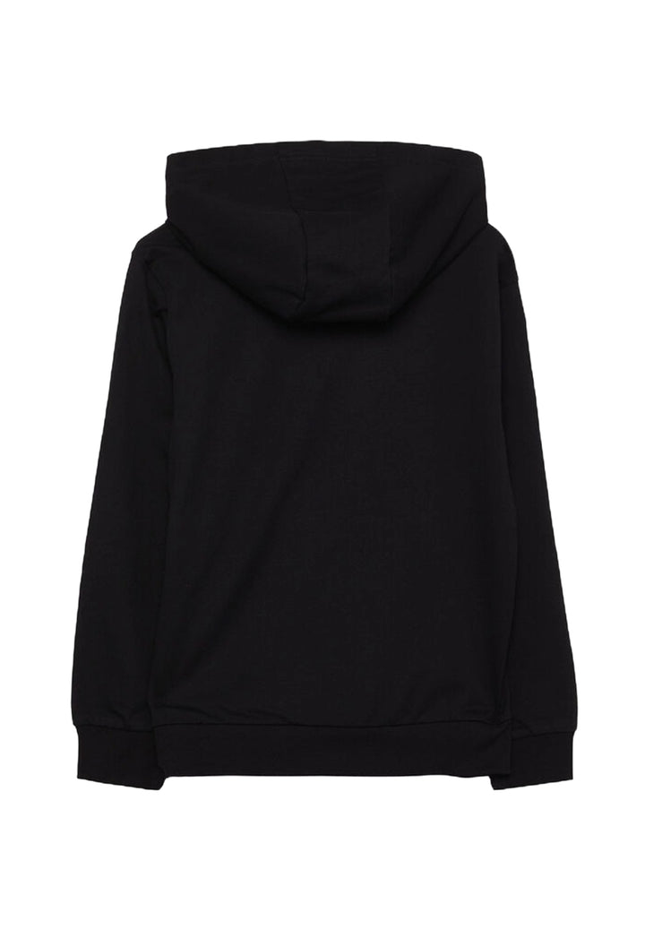 Black hooded sweatshirt for boy
