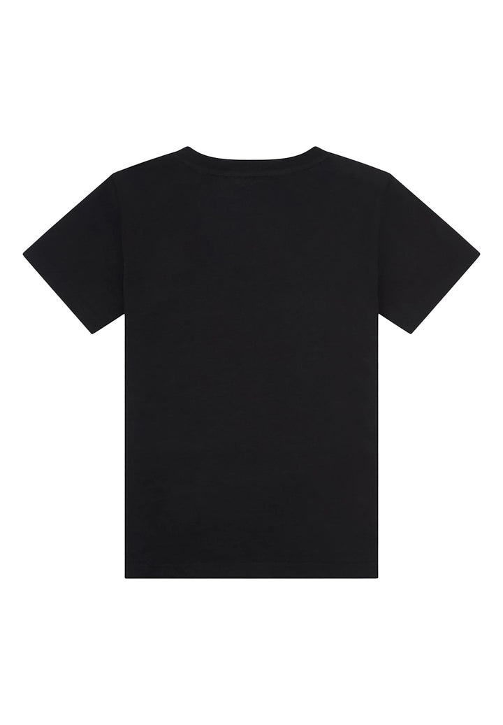 T-shirt nera per bambina